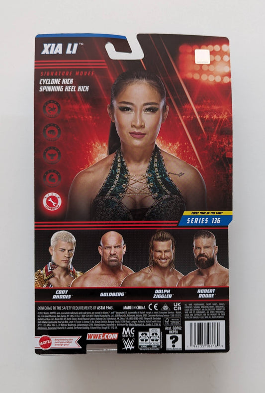 2022 WWE Mattel Basic Series 136 Xia Li