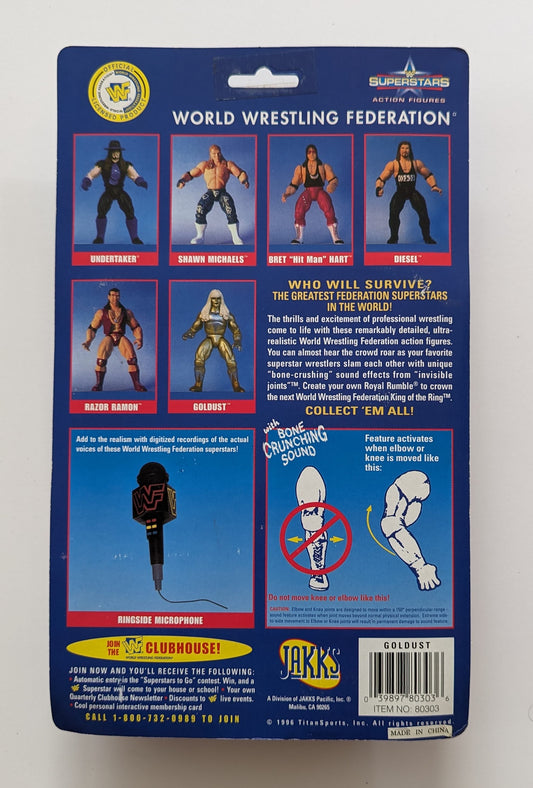 1996 WWF Jakks Pacific Superstars Series 1 Goldust