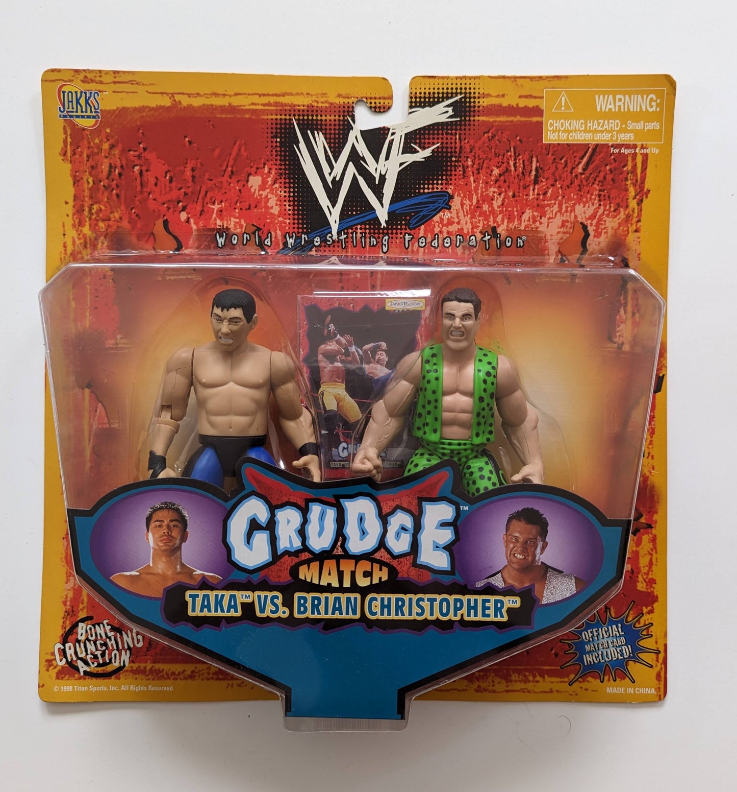 1998 WWF Jakks Pacific Grudge Match: TAKA vs. Brian Christopher