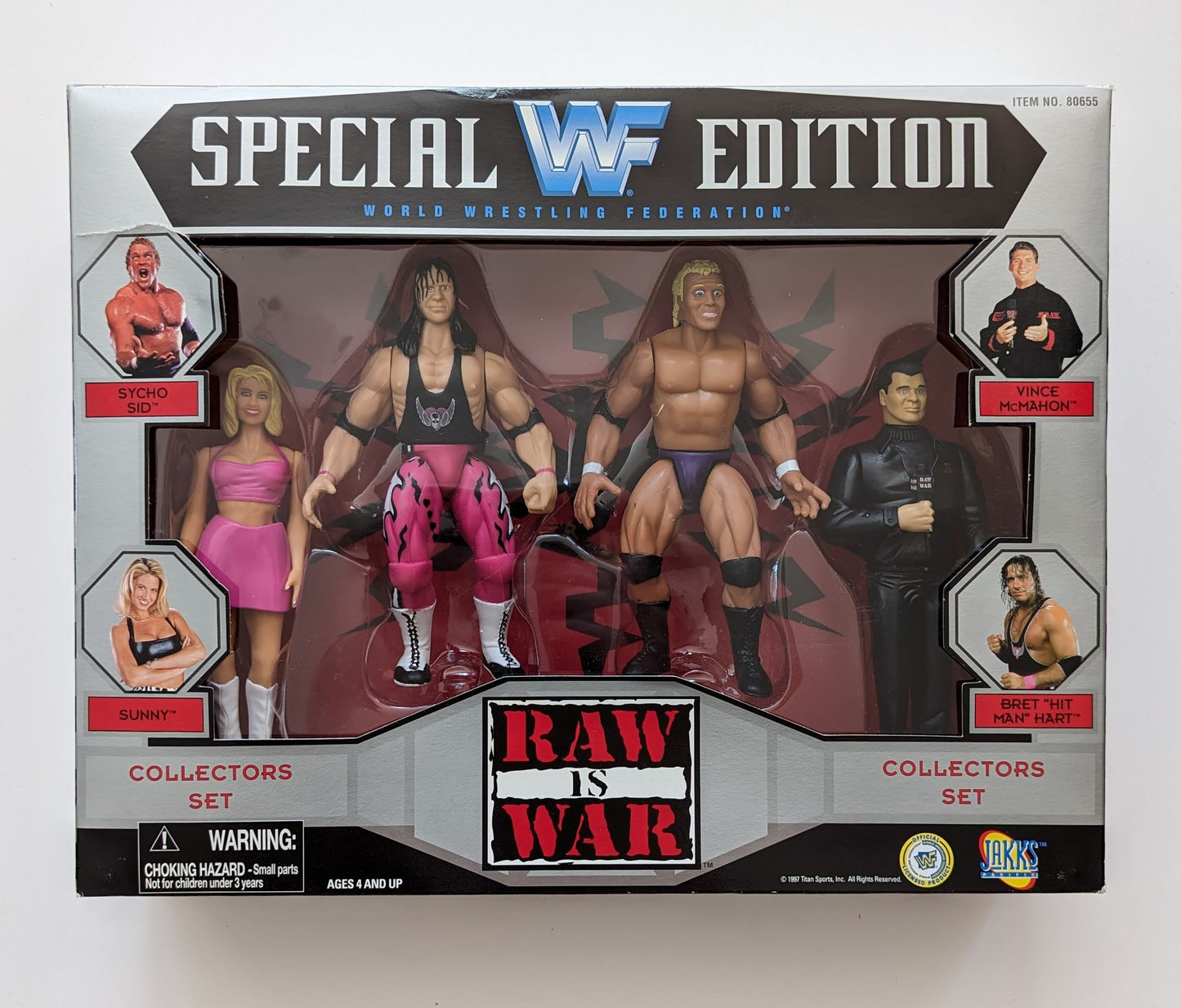 1997 WWF Jakks Pacific Special Edition Raw Is War Box Set: Sycho 