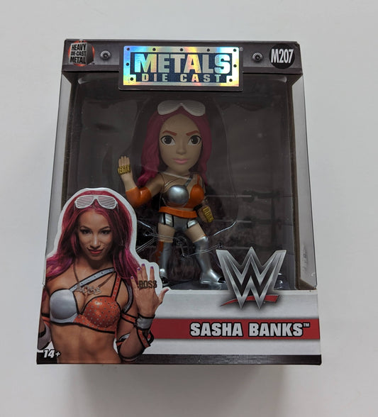 2017 WWE Jada Toys Metals Die Cast 4" Sasha Banks