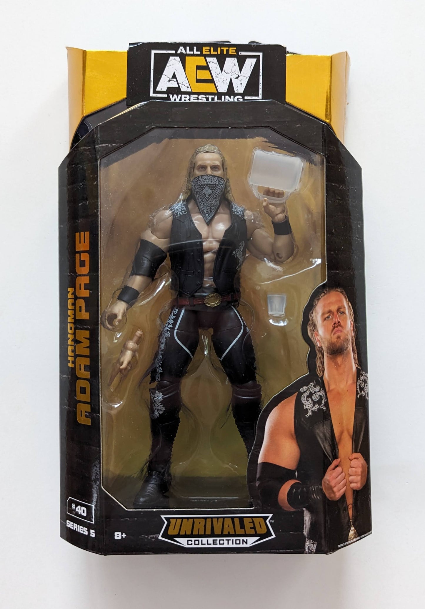 2021 AEW Jazwares Unrivaled Collection Series 5 #40 "Hangman" Adam Page