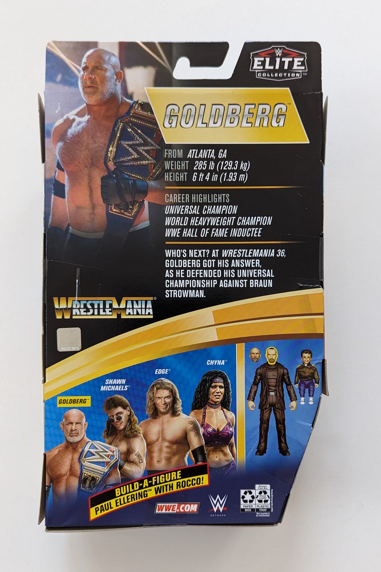 2021 WWE Mattel Elite Collection WrestleMania 37 Goldberg [Exclusive]