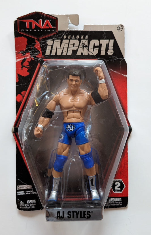 2010 TNA/Impact Wrestling Jakks Pacific Deluxe Impact! Series 2 AJ Styles