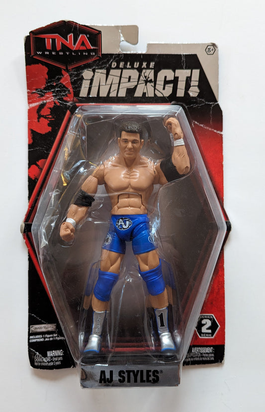 2010 TNA Wrestling Jakks Pacific Deluxe Impact! Series 2 AJ Styles