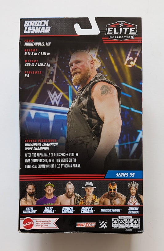 2022 WWE Mattel Elite Collection Series 99 Brock Lesnar [Chase]