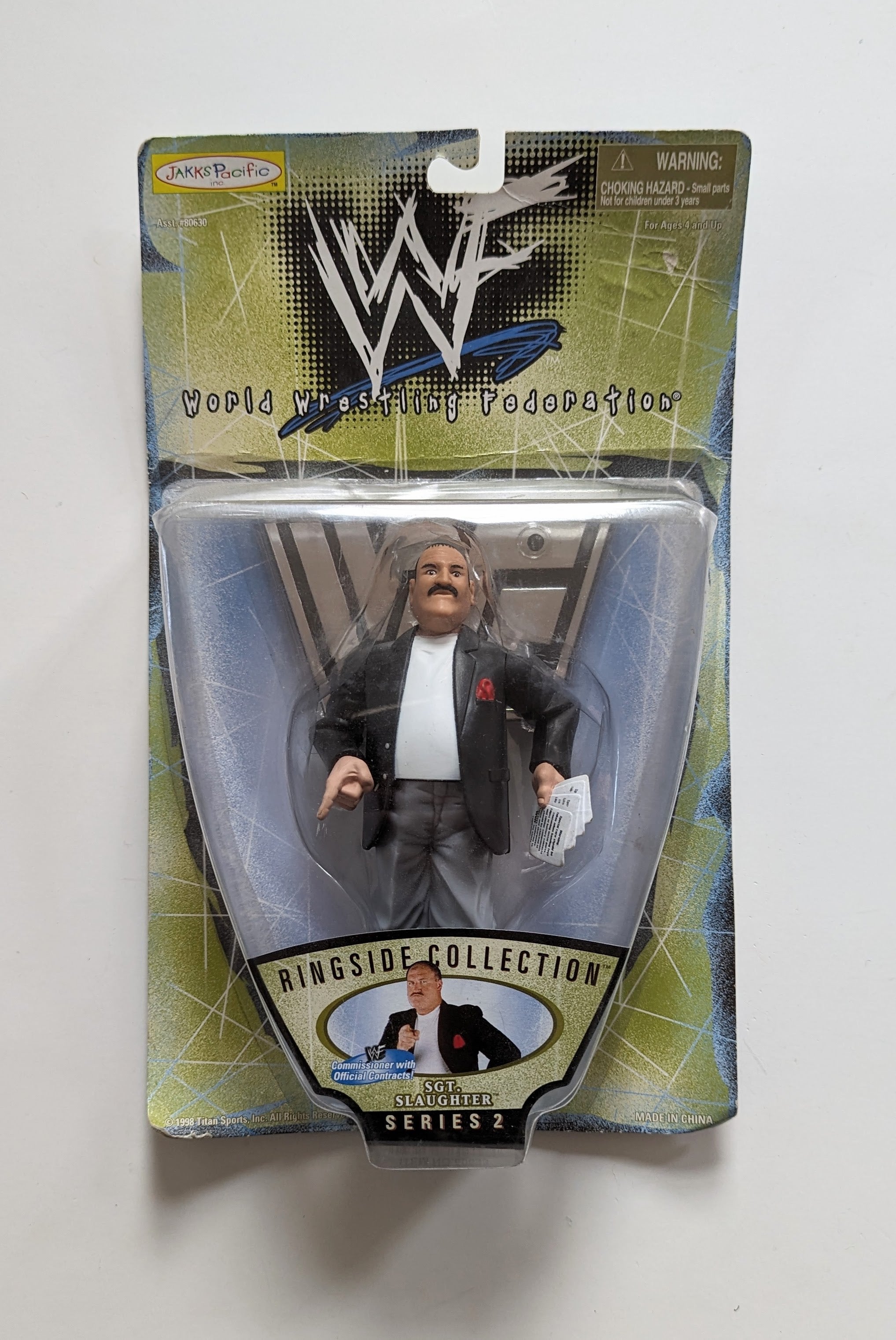 1998 WWF Jakks Pacific Ringside Collection Series 2 Sgt. Slaughter ...