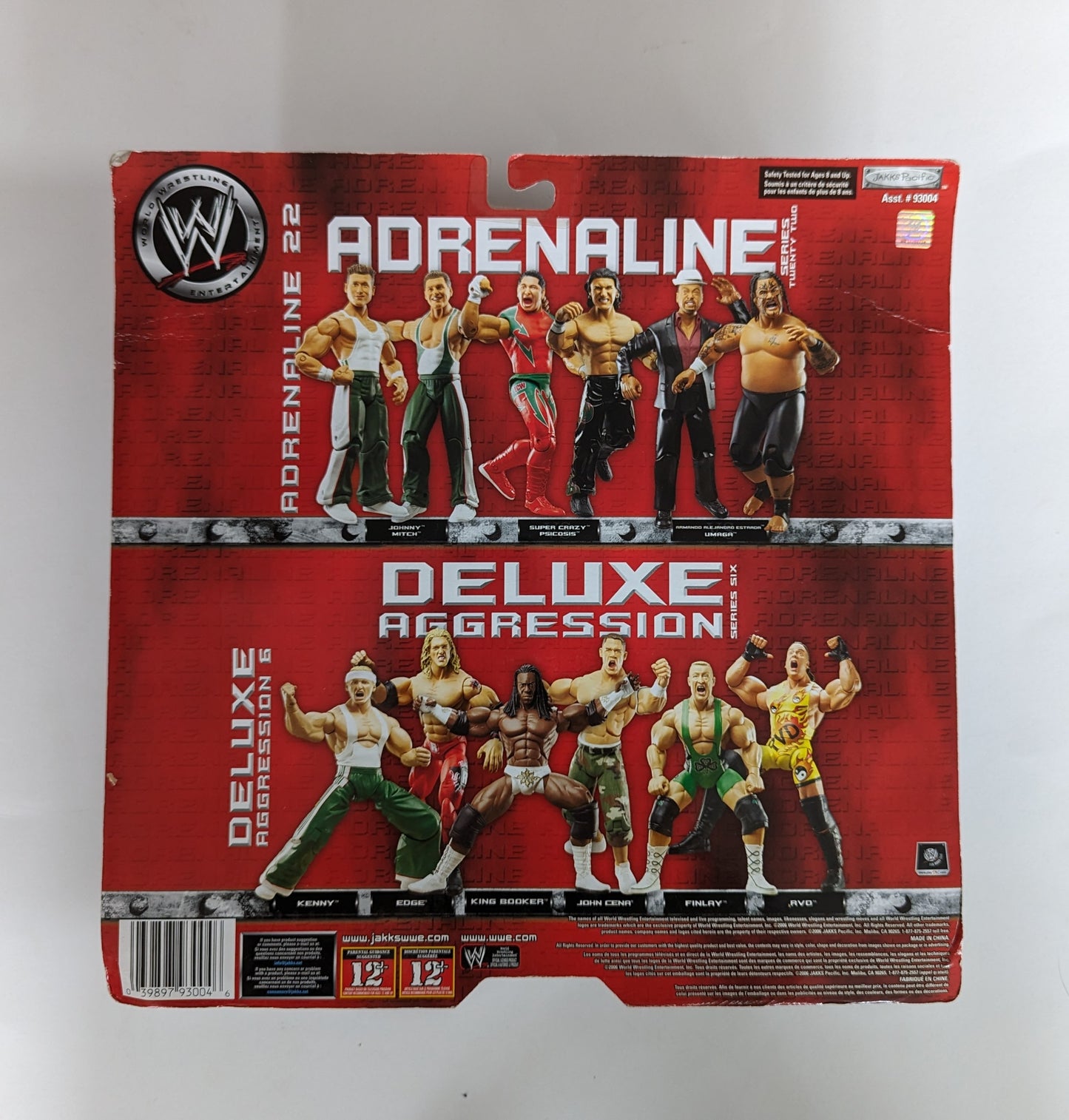 2007 WWE Jakks Pacific Adrenaline Series 22 Super Crazy & Psicosis 