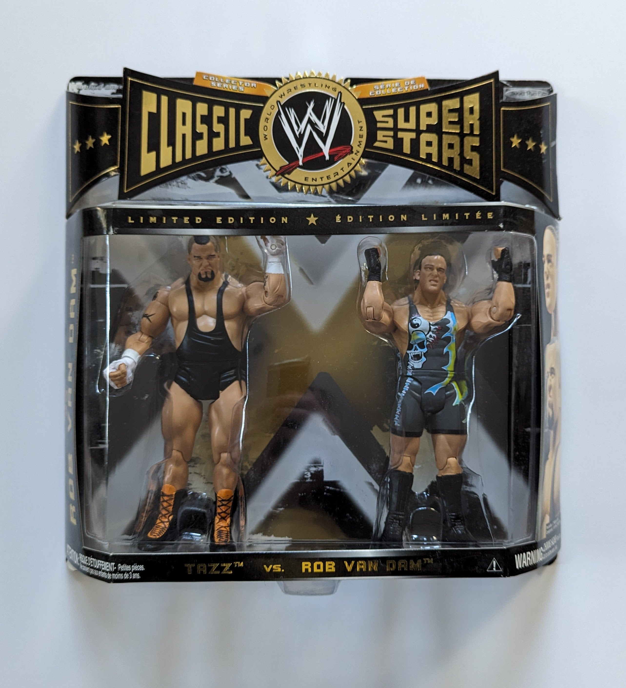 2009 WWE Jakks Pacific Classic Superstars 2-Packs Series 11 Tazz Vs. R ...