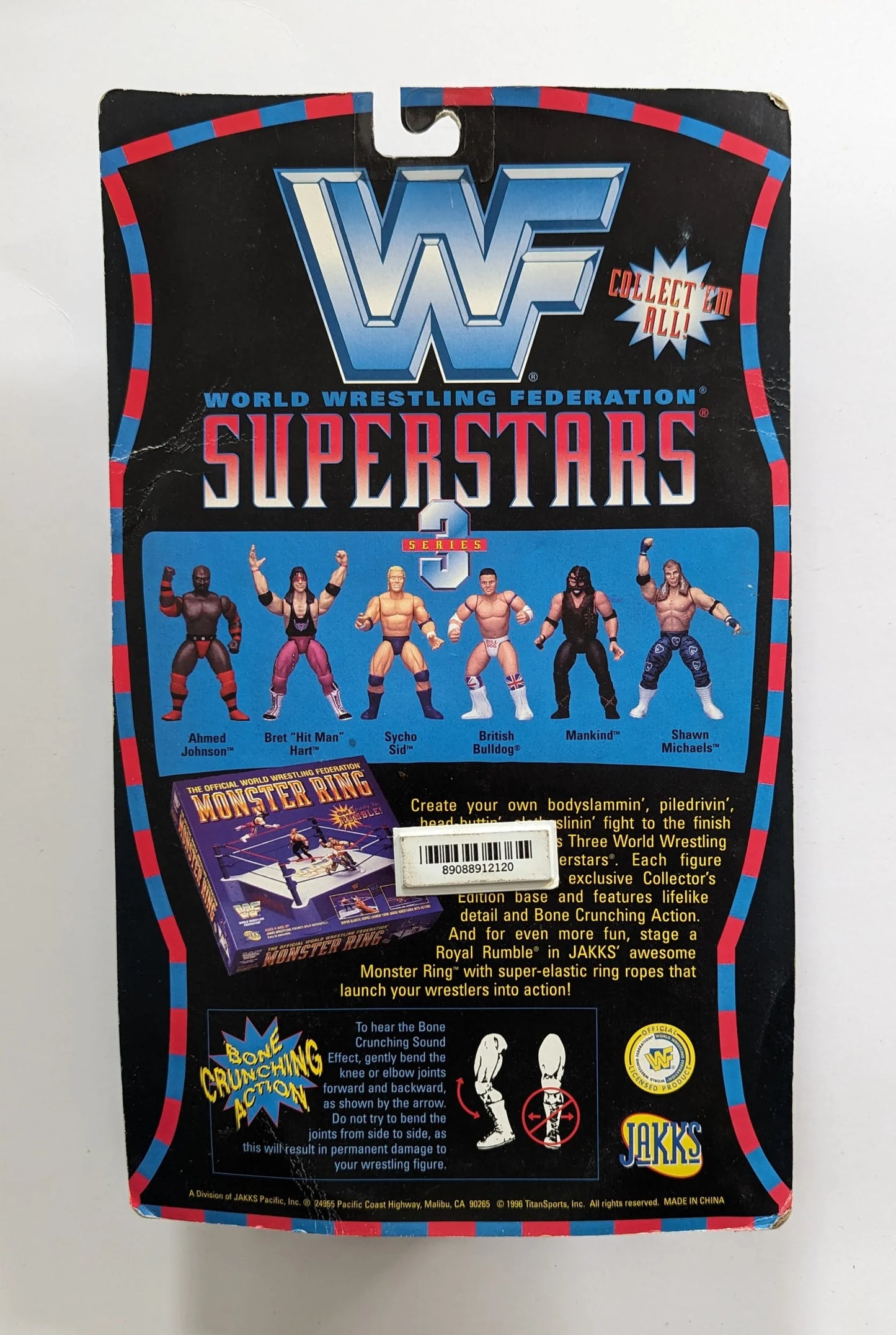 1997 WWF Jakks Pacific Superstars Series 3 Sycho Sid