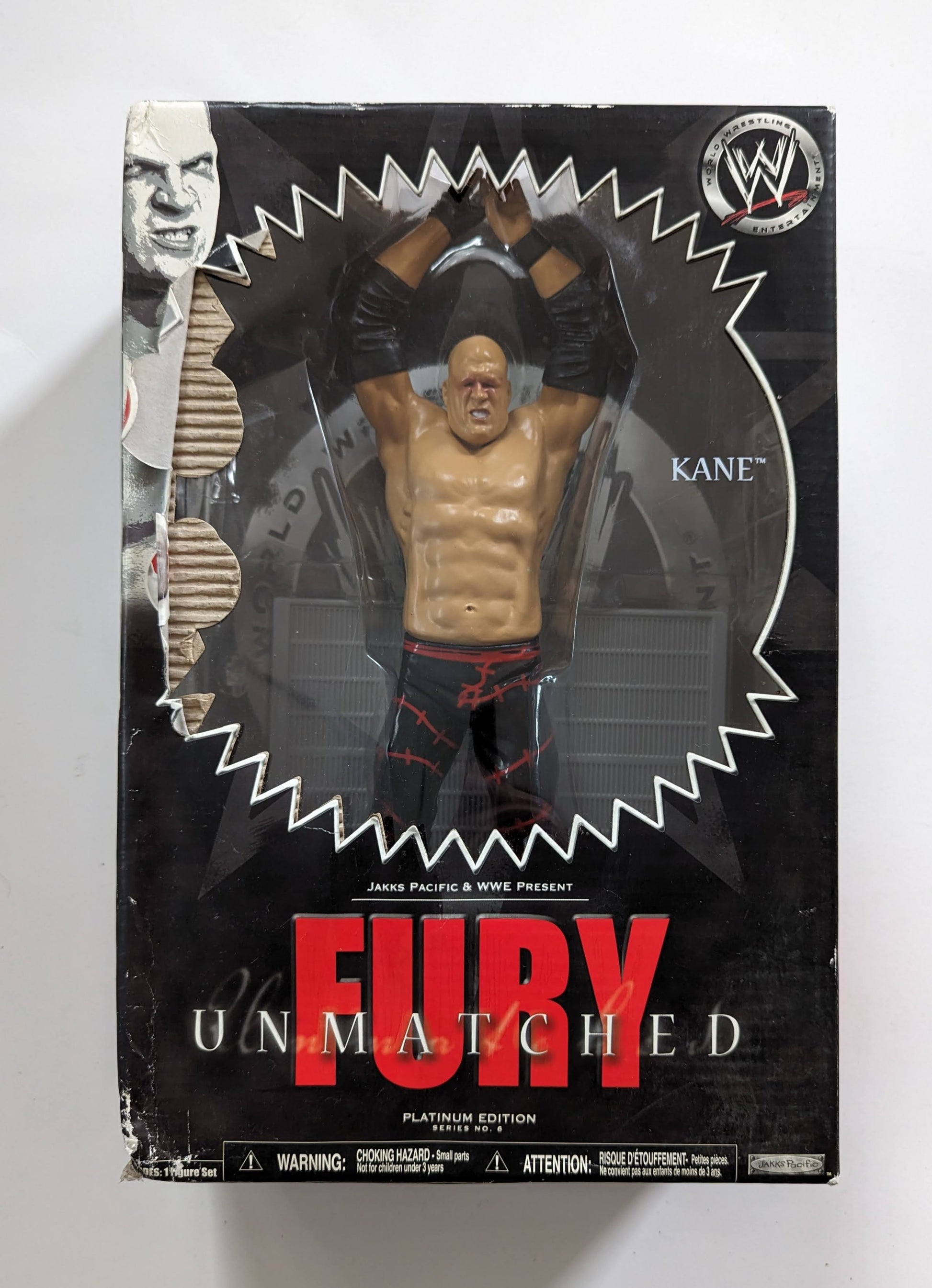 2007 WWE Jakks Pacific Unmatched Fury Series 6 Kane – Wrestling 
