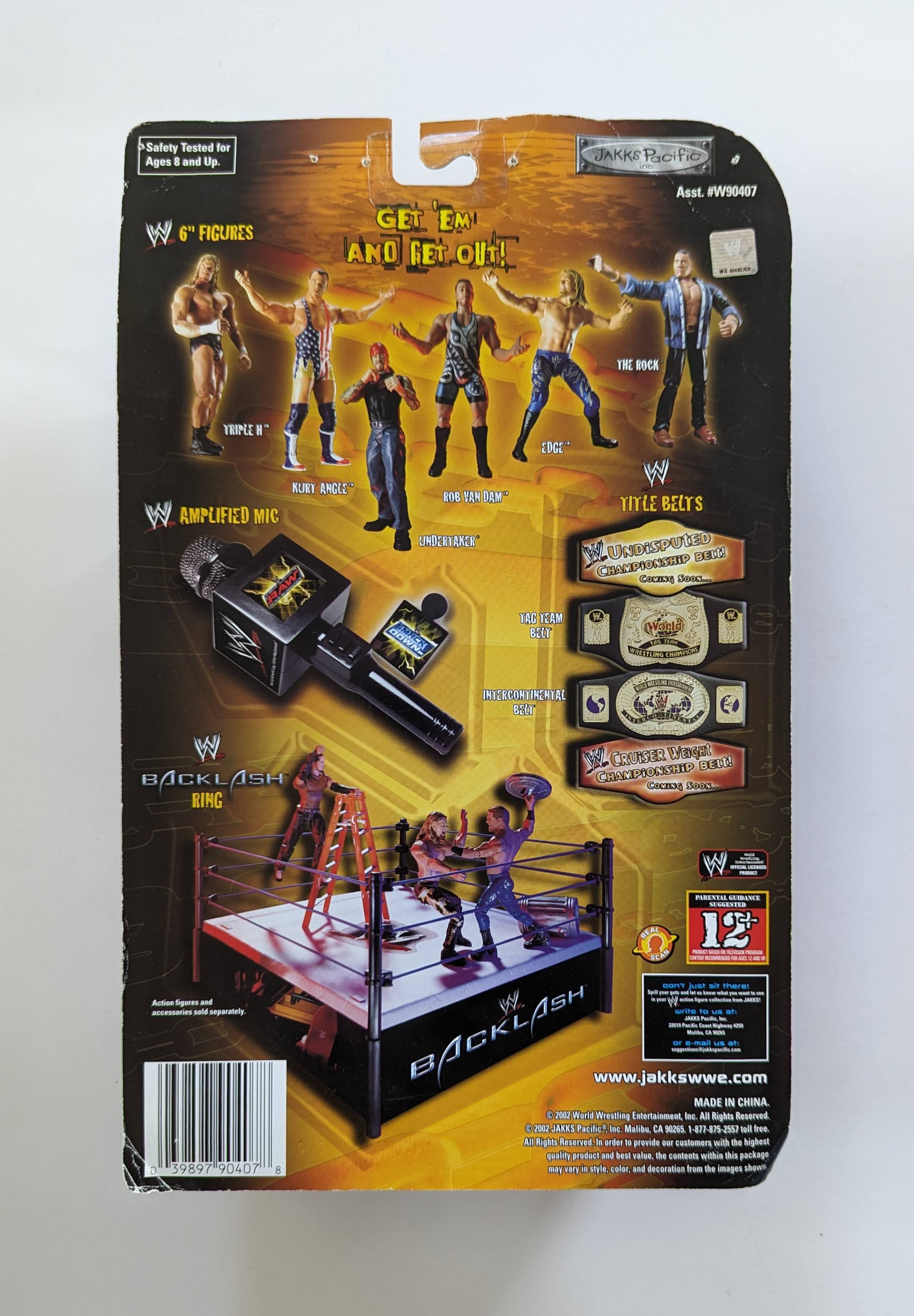 2002 WWE Jakks Pacific Backlash Series 1 Chris Benoit [Exclusive