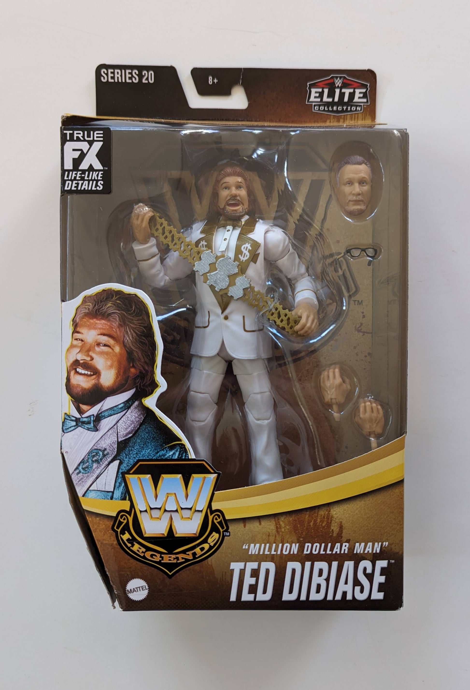 Figurine WWE de 15,2 cm de collection Million dollar man Ted Figurine WWE de 15,2 cm de collection Million dollar man Ted
