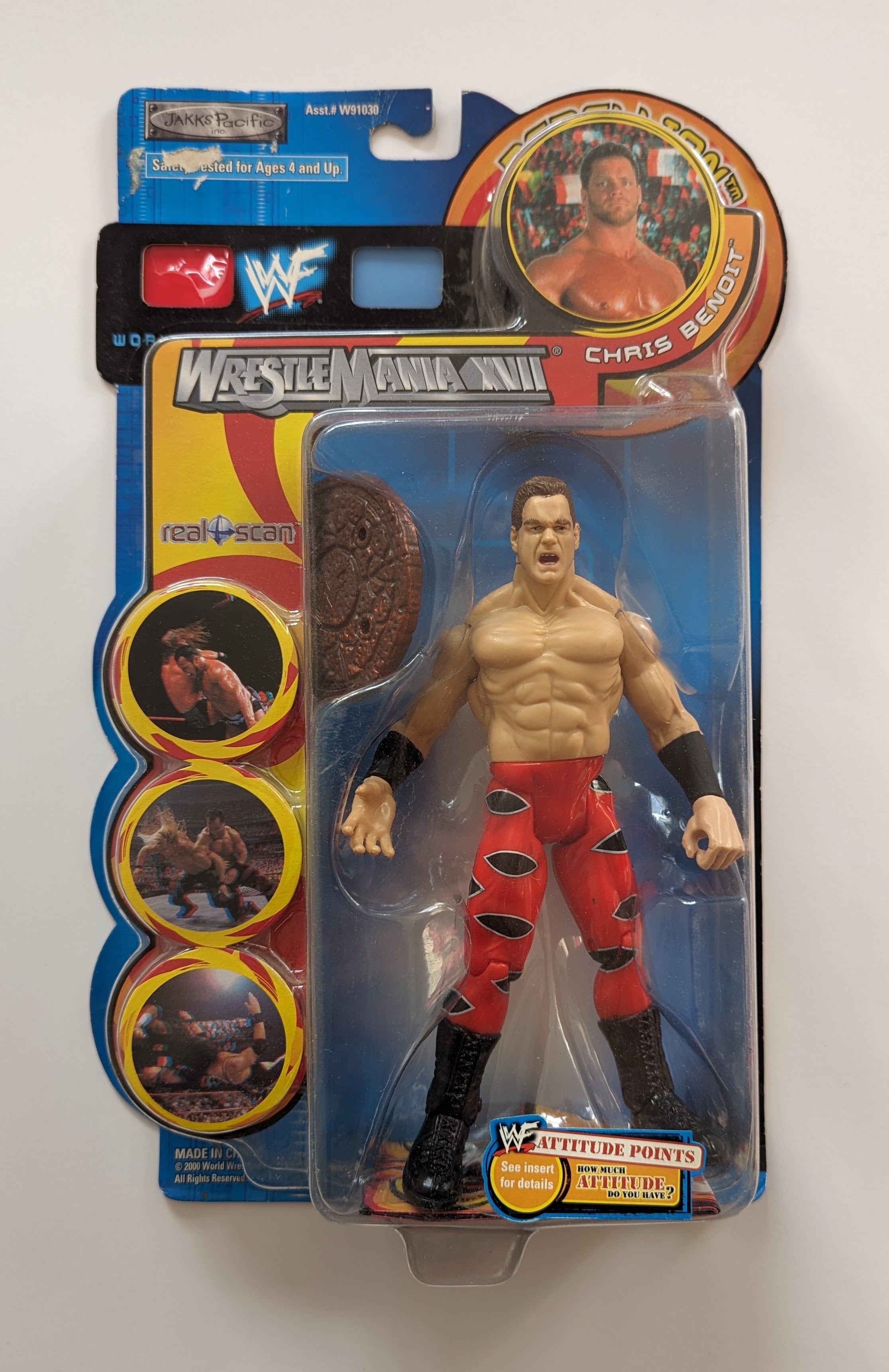 2000 WWF Jakks Pacific Titantron Live Rebellion Series 1 Chris