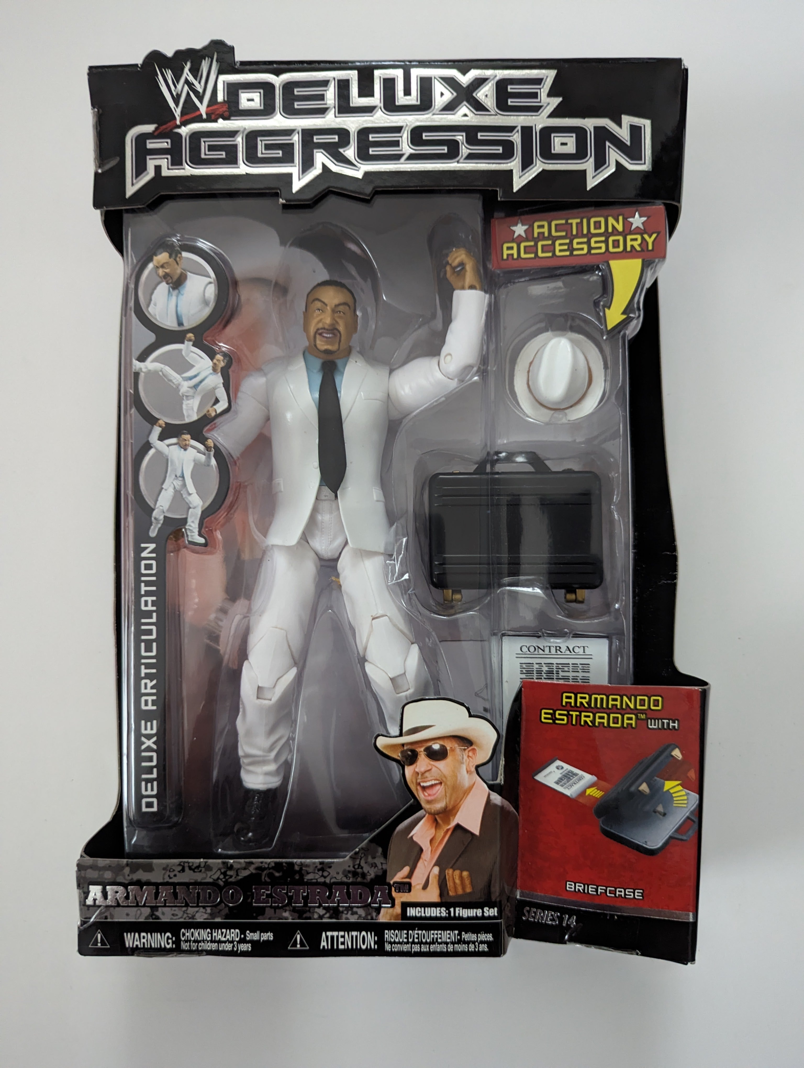 2008 WWE Jakks Pacific Deluxe Aggression Series 14 Armando Estrada