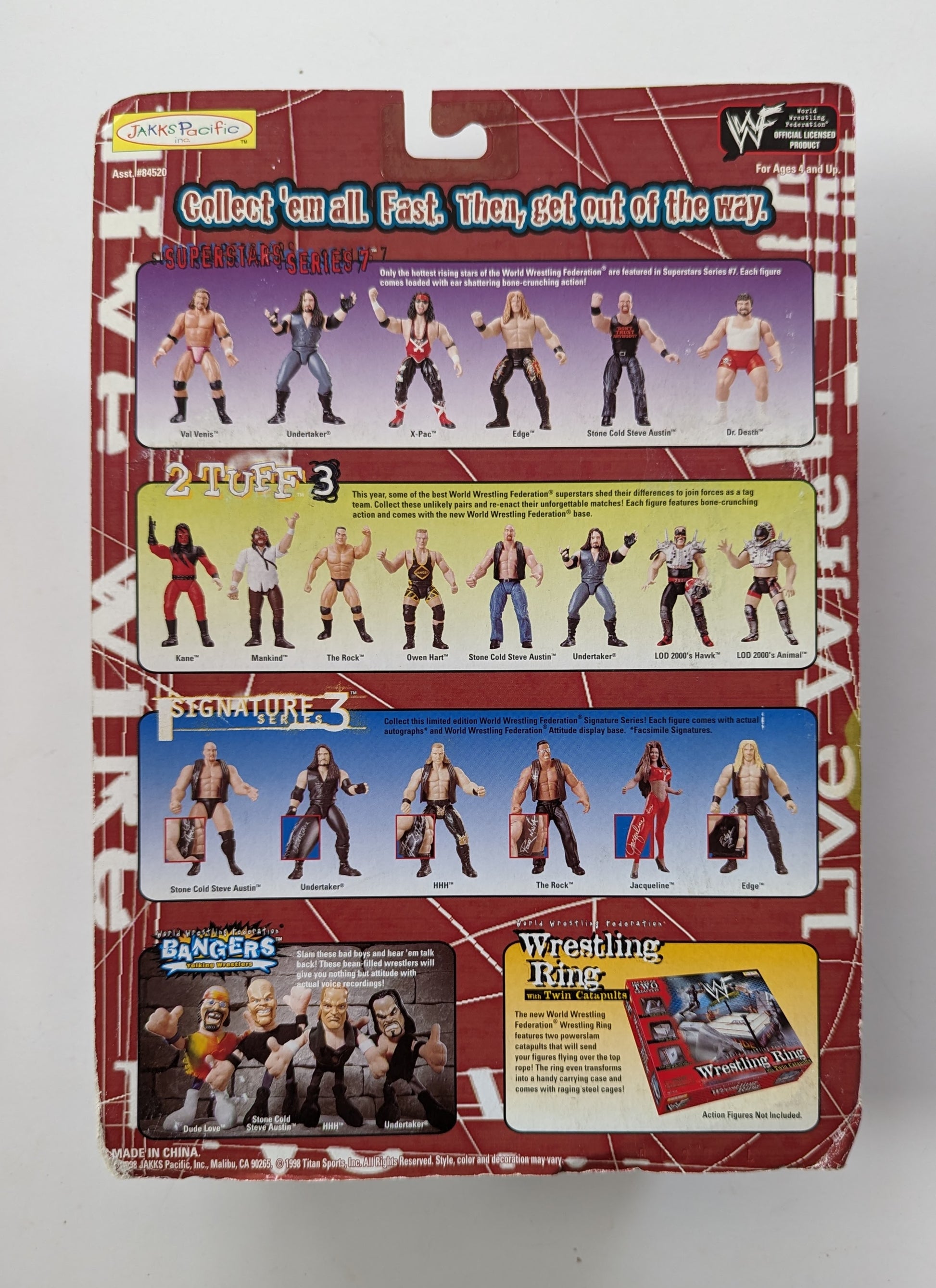 1999 WWF Jakks Pacific Live Wire Series 2 