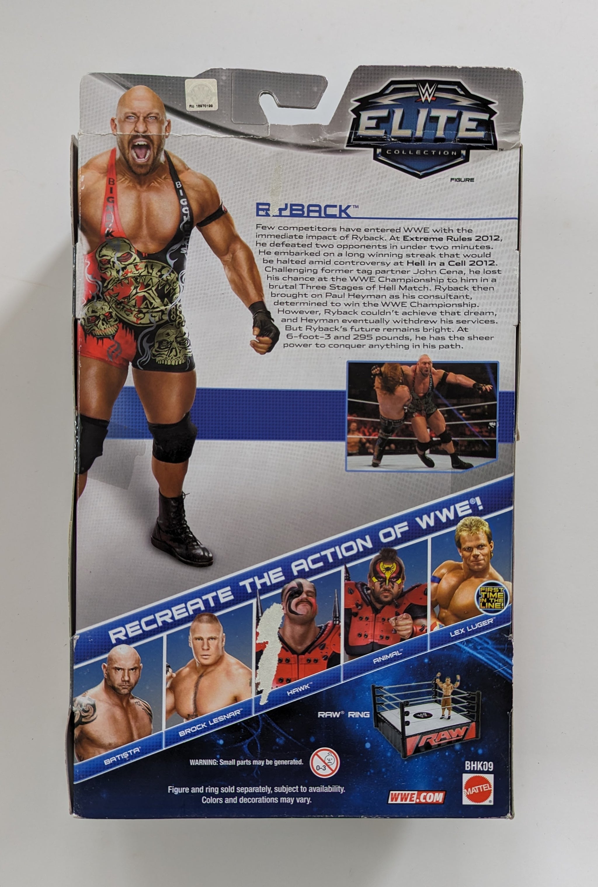 2014 WWE Mattel Elite Collection Series 30 Ryback – Wrestling Figure ...