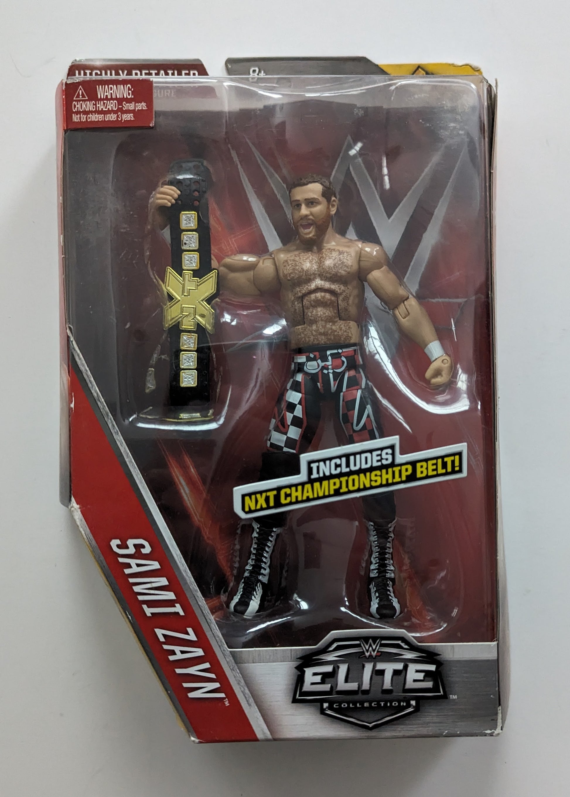 Figurine WWE Ultimate Edition Sami Zayn - Figurine D'Action 15cm Avec Accessoires Interchangeables