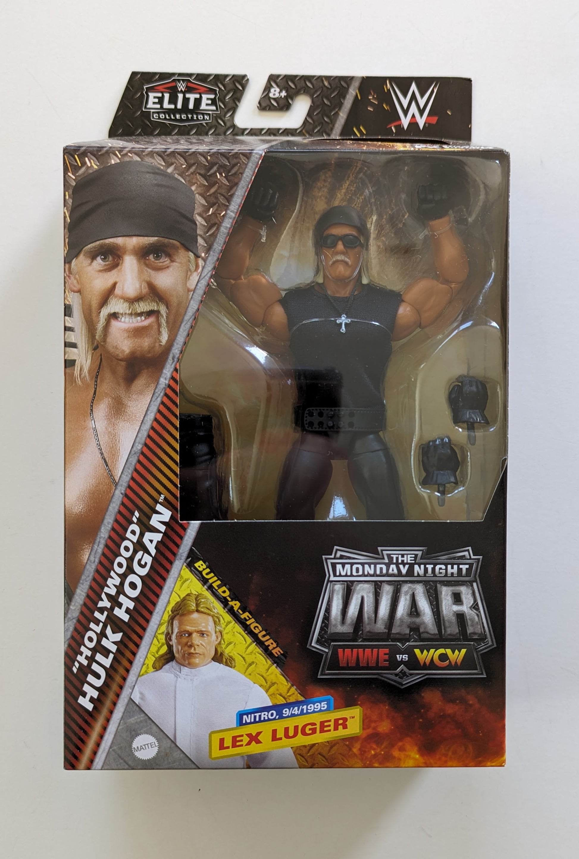 Mattel WWE Action Figure Retro Series 1 - Hollywood Hulk Hogan Da Collezione, 16 Punti Di Articolazione E Accessori