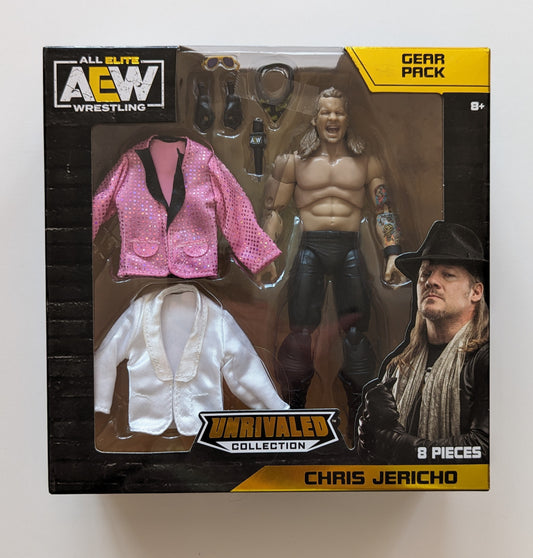 2021 AEW Jazwares Unrivaled Collection Amazon Exclusive Chris Jericho Gear Pack