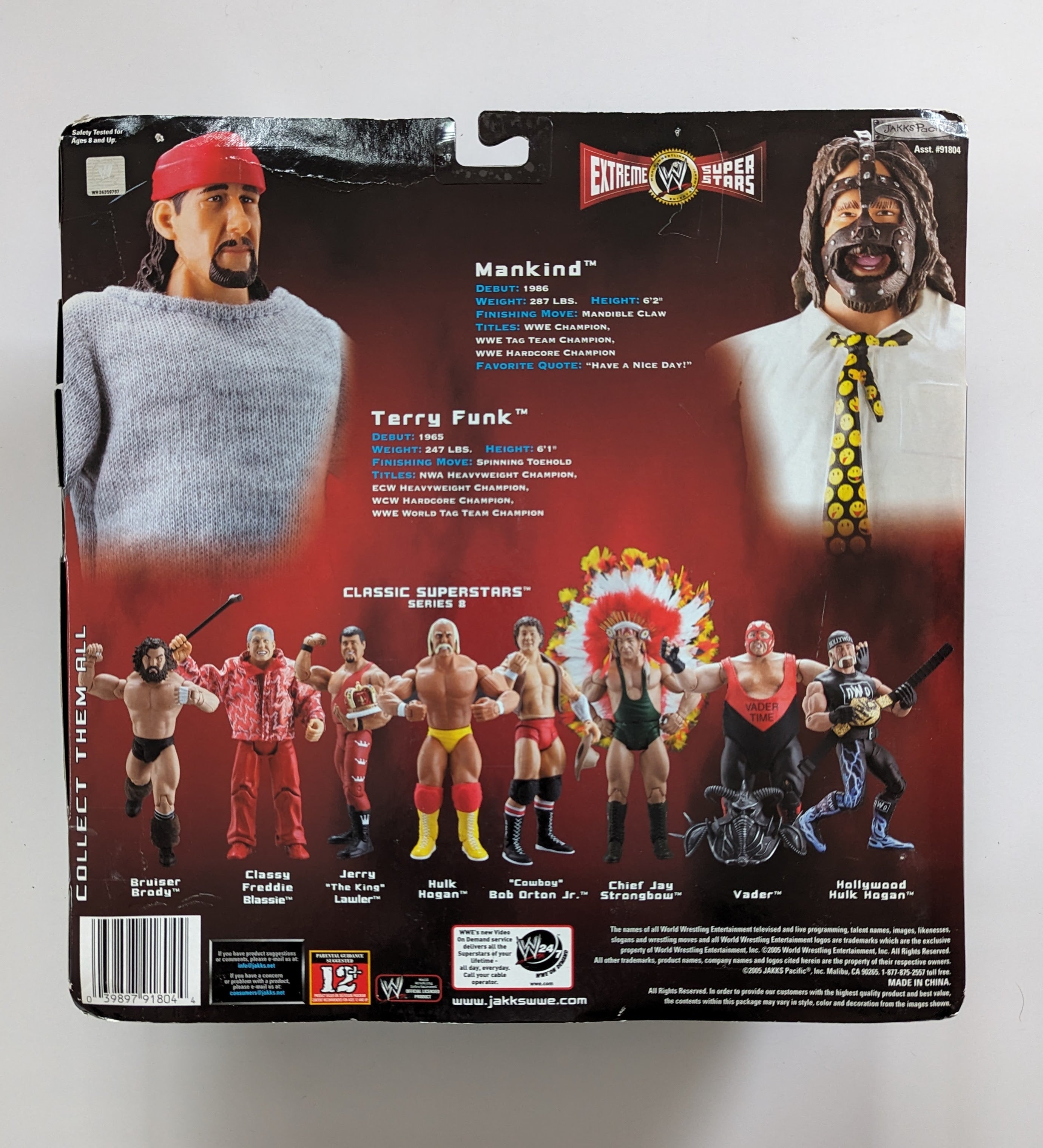 WWE CLASSIC SUPERSTARS EXTREME SERIES LIMITED EDITION MANKIND AND TERRY 2024 FUNK