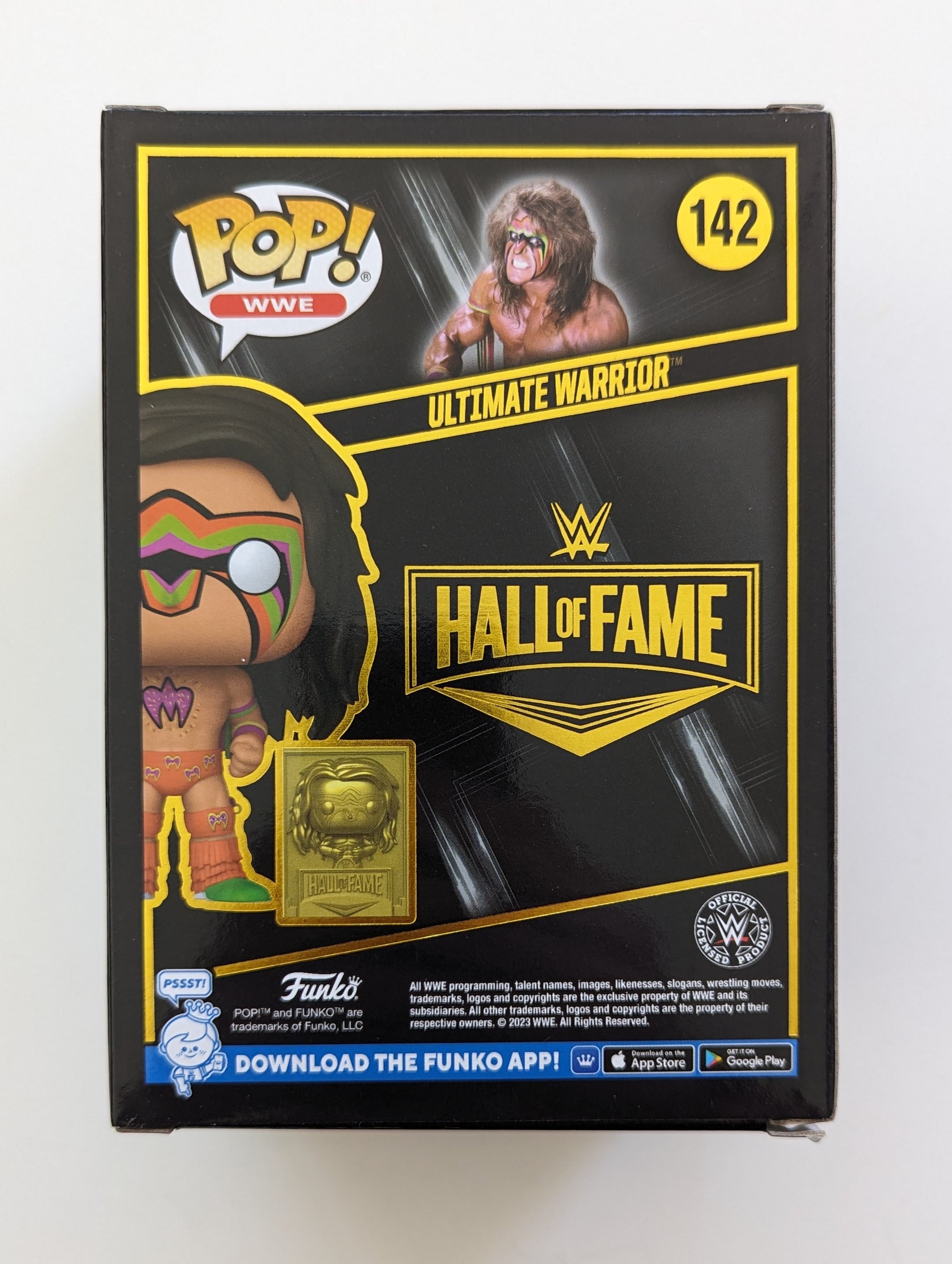 2023 WWE Funko POP! Vinyls 142 Hall of Fame Ultimate Warrior