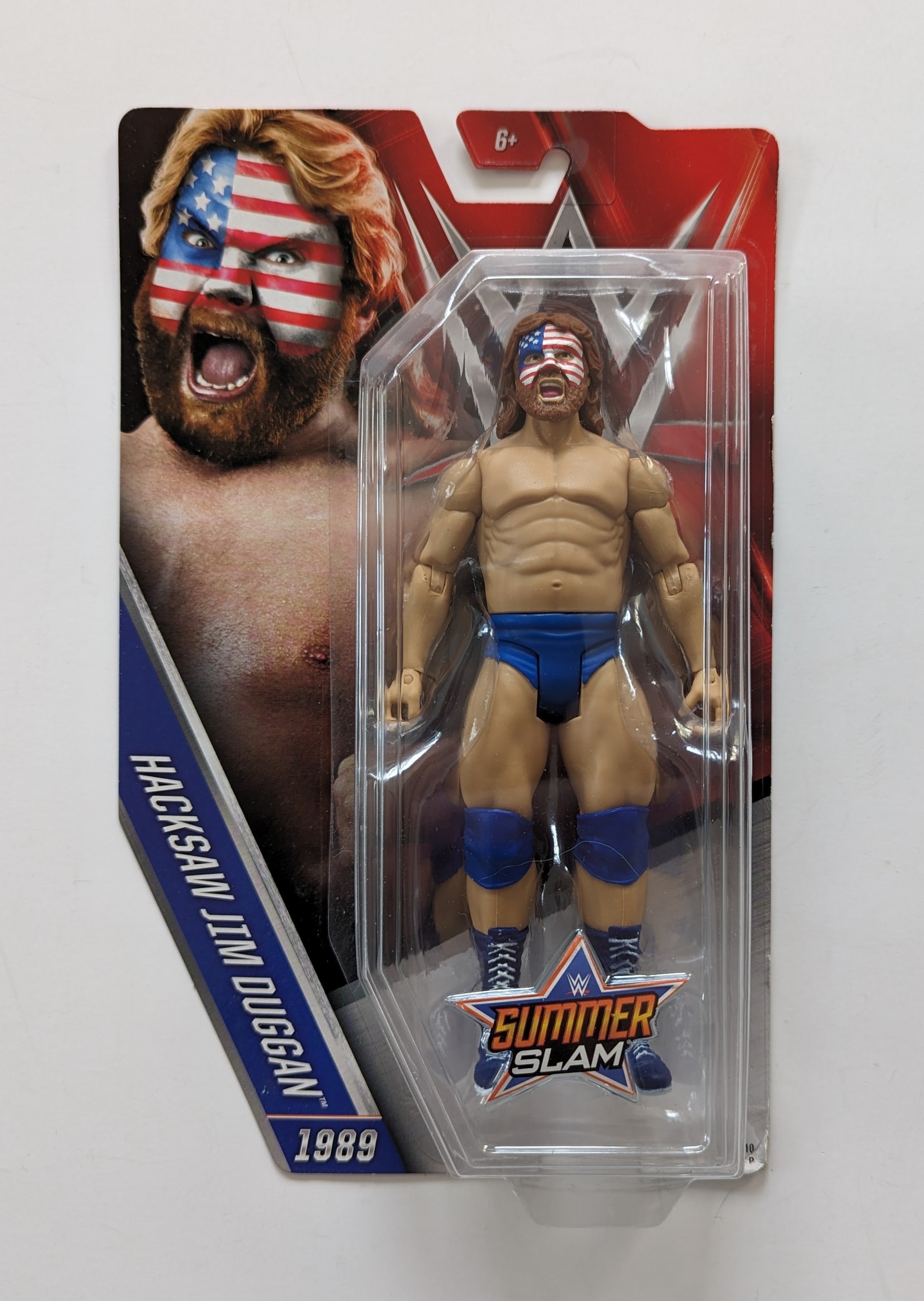 2016 WWE Mattel Basic SummerSlam Series 3 Hacksaw Jim Duggan