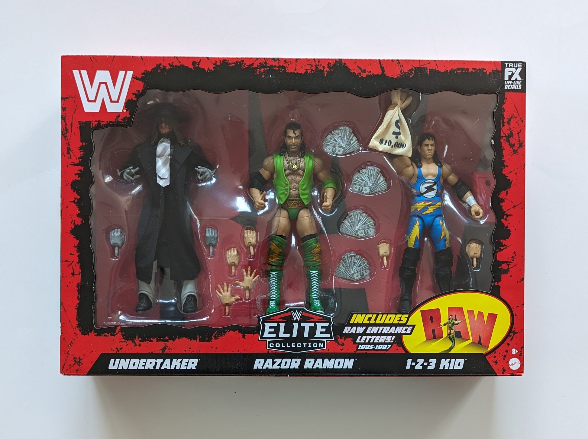 2023 WWE Mattel Elite Raw 30th Anniversary 3-Pack: Razor Ramon, Undert –  Wrestling Figure Database