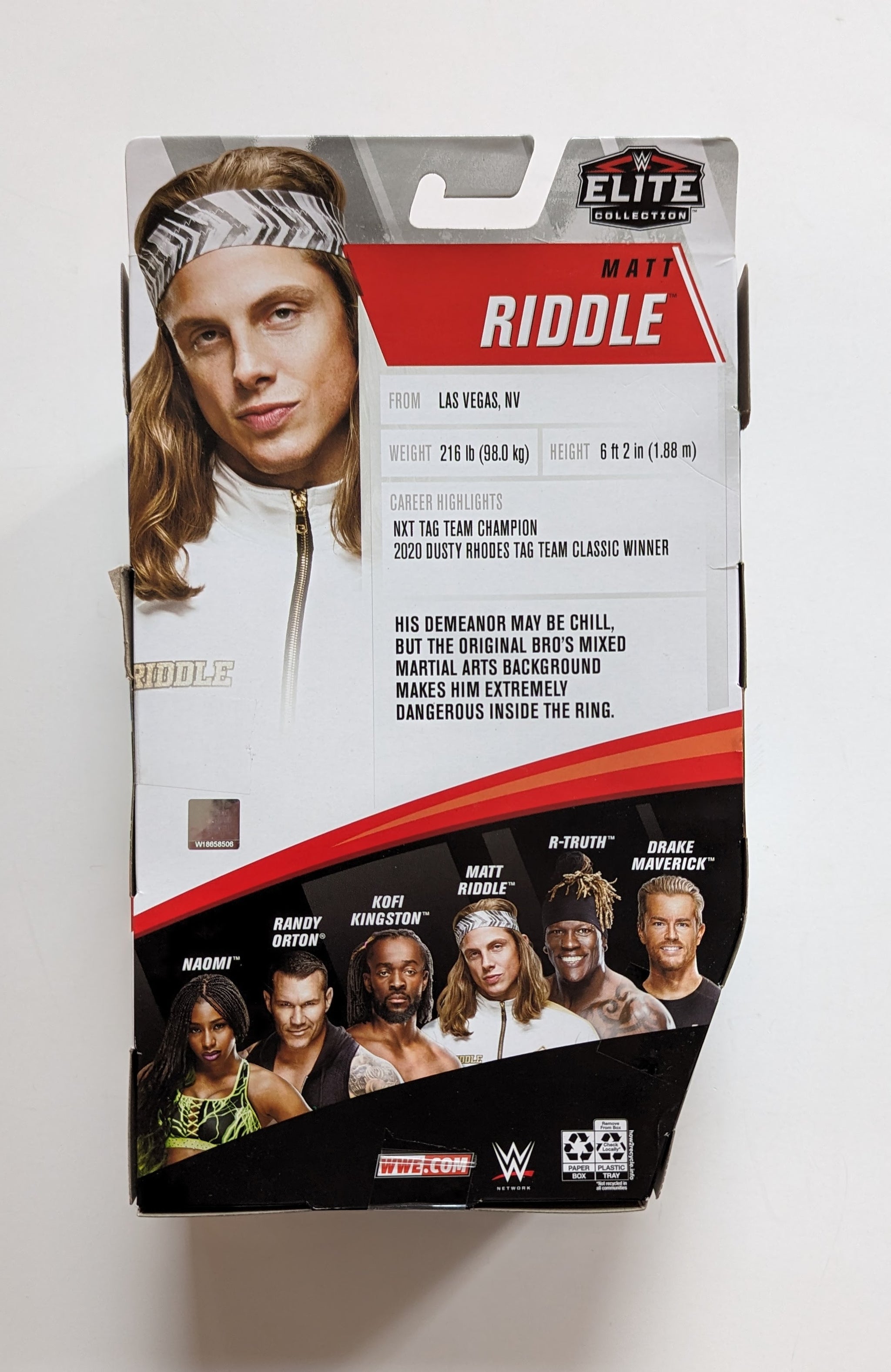 2020 WWE Mattel Elite Collection Series 78 Matt Riddle – Wrestling ...