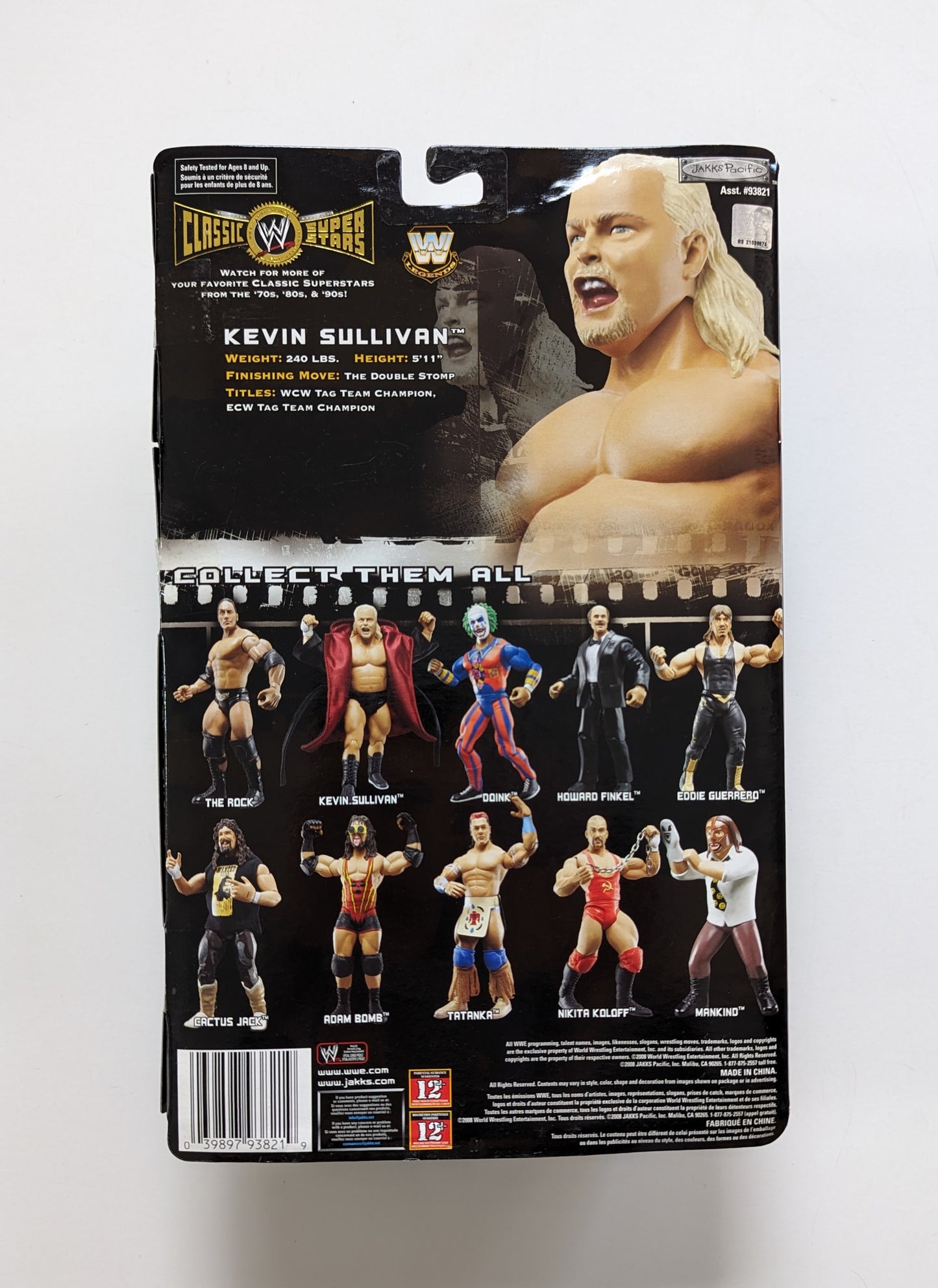 2008 WWE Jakks Pacific Classic Superstars Series 19 Kevin Sullivan ...