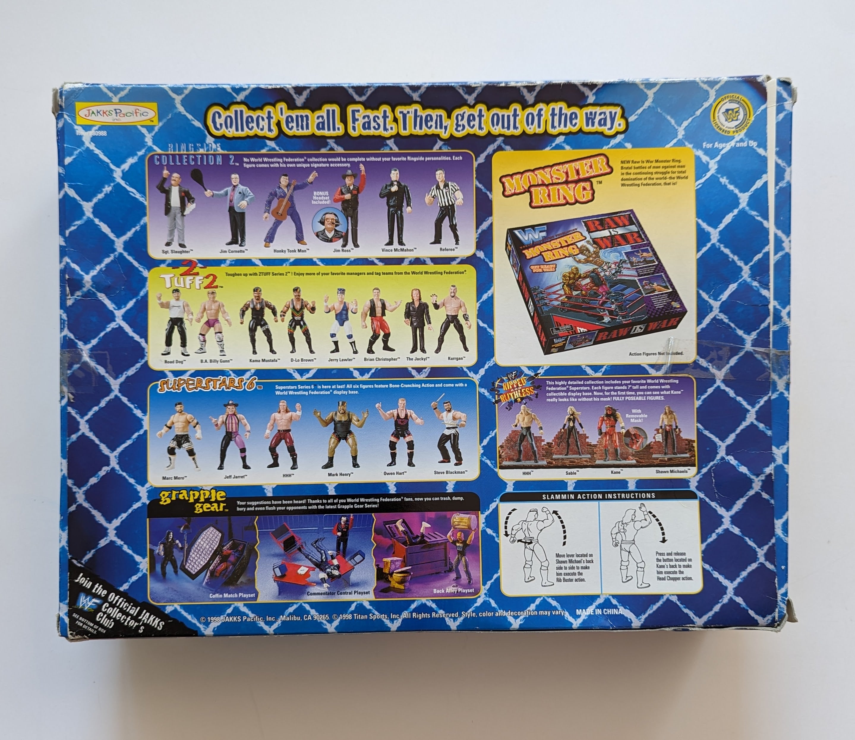 1998 WWF Jakks Pacific Shotgun Saturday Night Box Set: Stone Cold