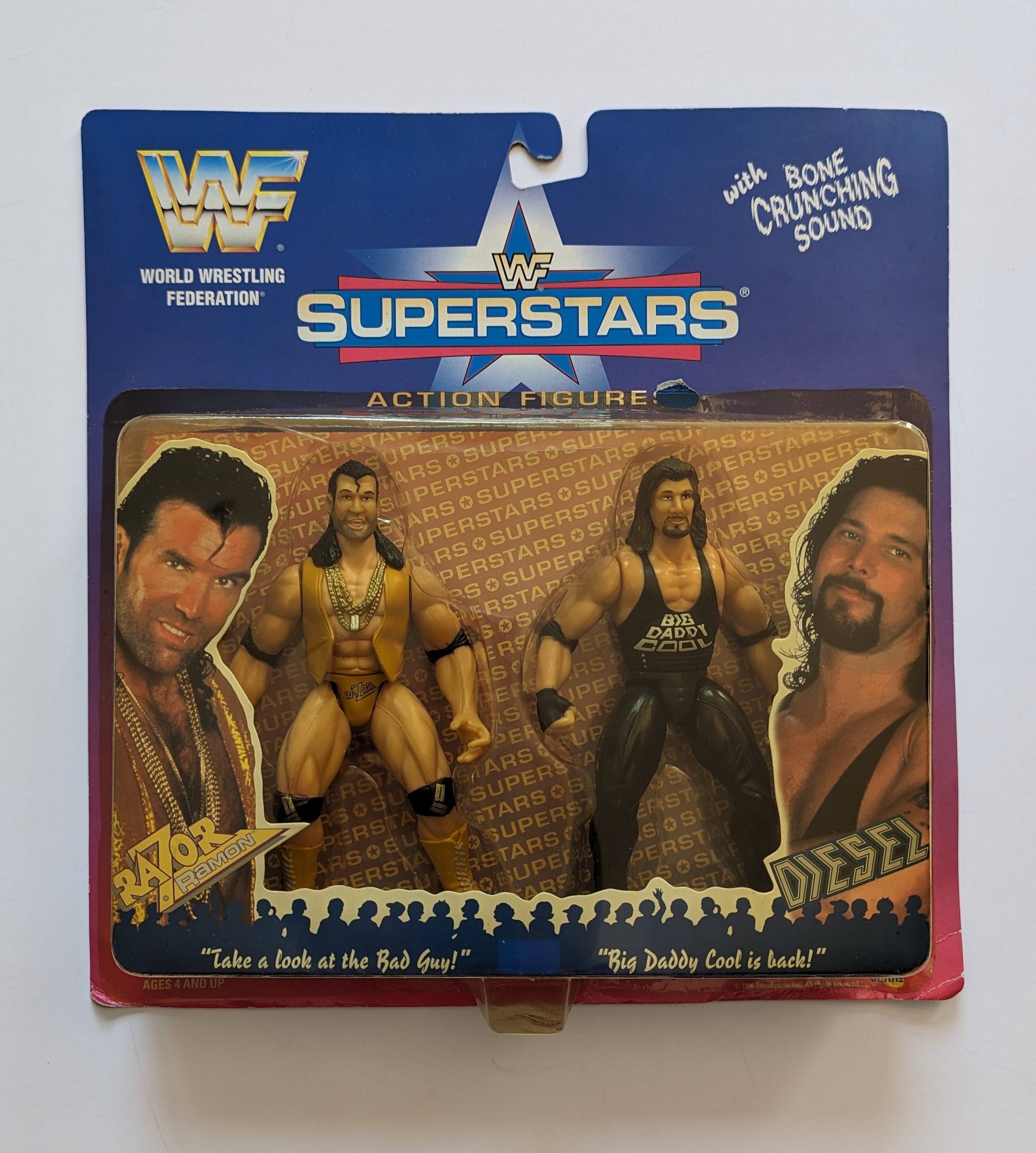 Wwf Razor Ramon Diesel 1996 WWF Jakks Pacific Superstars 2-Pack: Razor Ramon & Diesel [Exclus ...