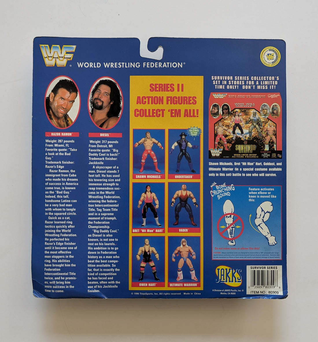 Wwf Razor Ramon Diesel 1996 WWF Jakks Pacific Superstars 2-Pack: Razor Ramon & Diesel [Exclus ...