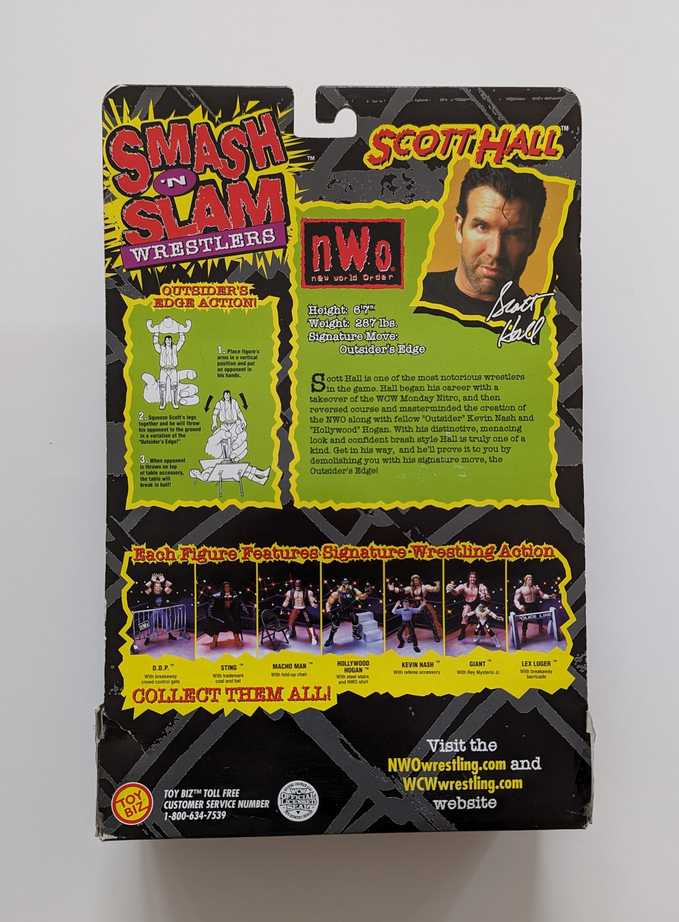 WCW フィギュア‼️ 2000 WCW Toy Biz Power Slam Kevin Nash – Wrestling Figure