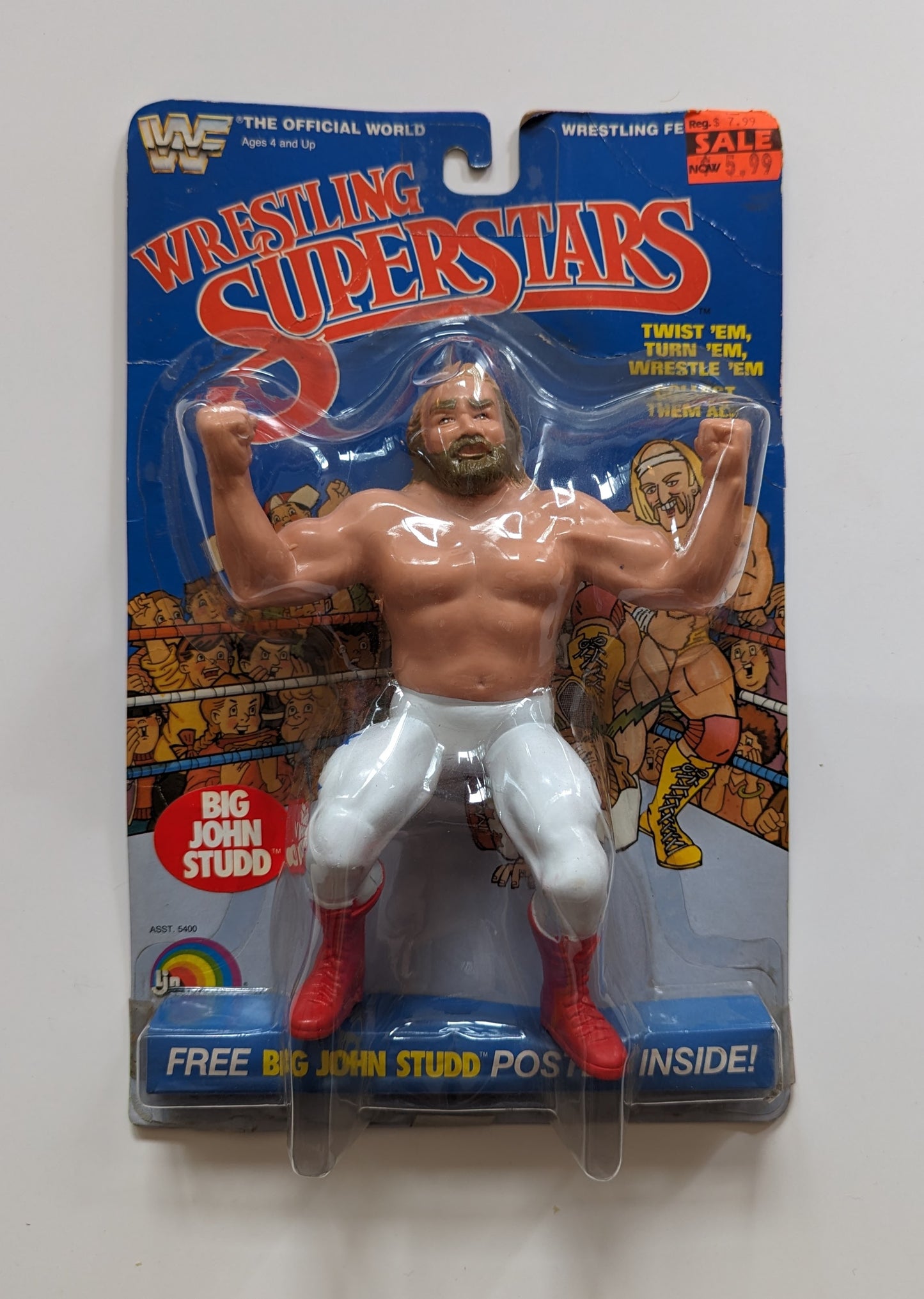 1985 WWF LJN Wrestling Superstars Series 1 Big John Studd