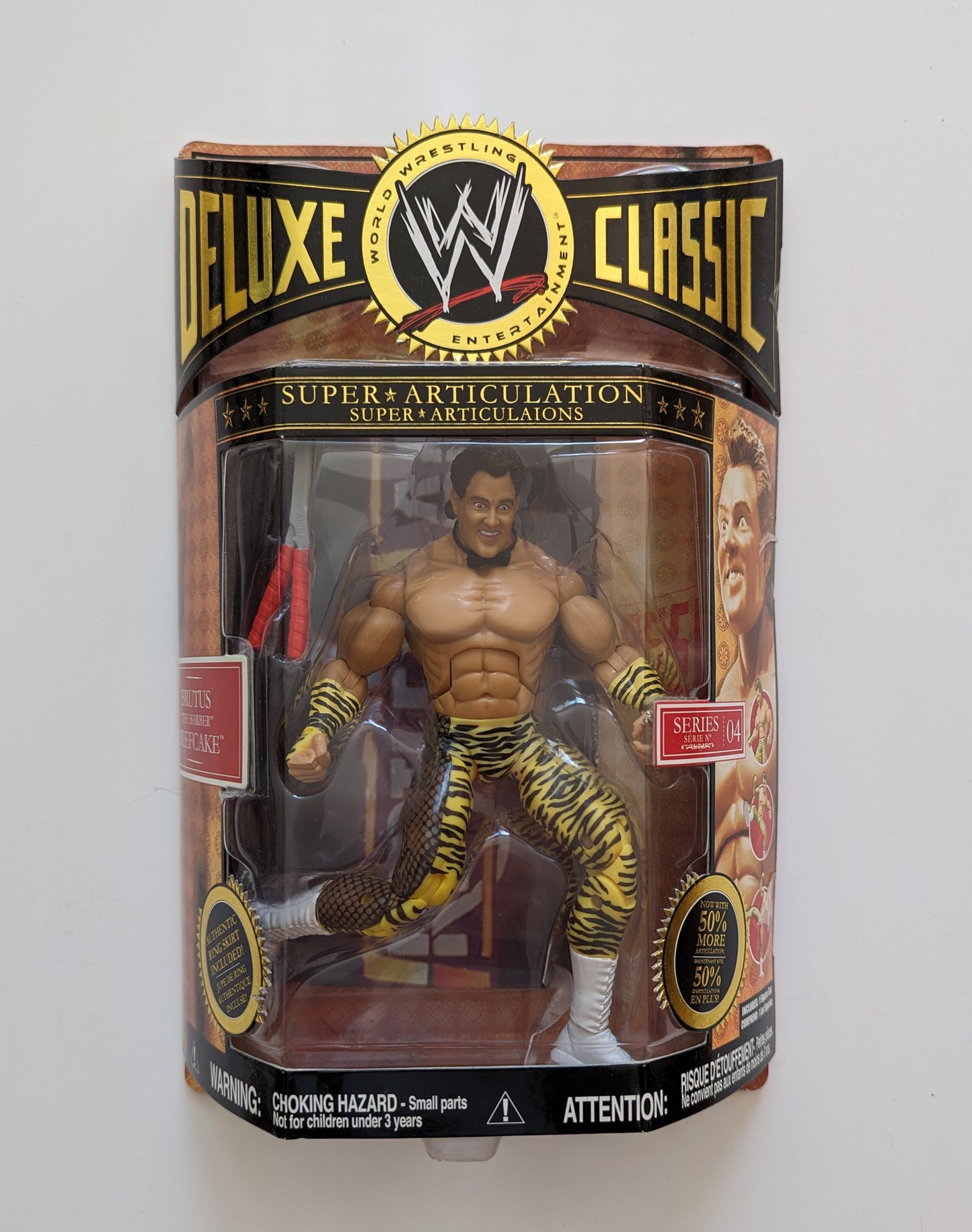 2008 WWE Jakks Pacific Deluxe Classic Superstars Series 4 Brutus "The Barber" Beefcake