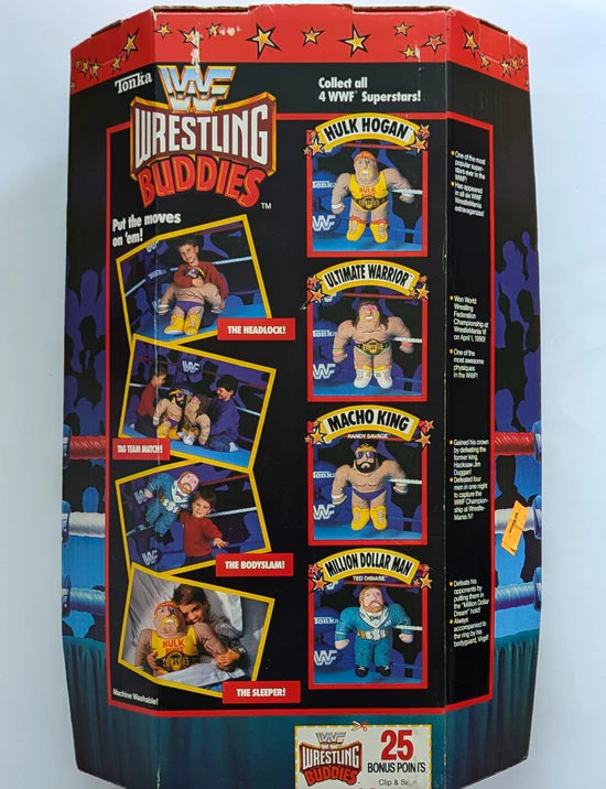 1990 WWF Tonka Wrestling Buddies Series 1 Hulk Hogan