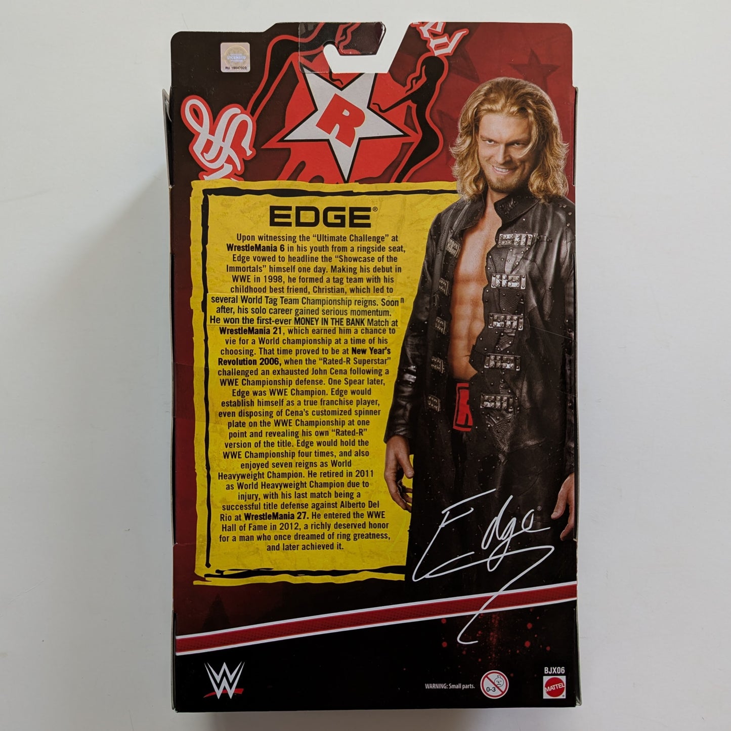 2014 WWE Mattel Elite Collection Ringside Exclusive Edge [Rated-R Superstar]