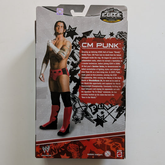 2013 WWE Mattel Elite Collection Ringside Exclusive "ECW" CM Punk