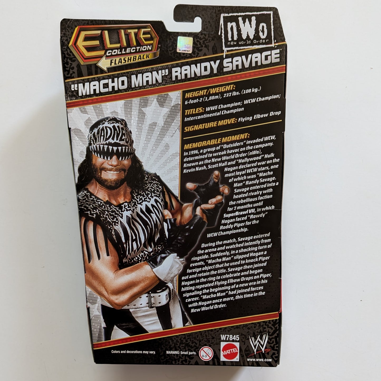 2012 WWE Mattel Elite Collection Ringside Exclusive "Macho Man" Randy Savage [nWo]