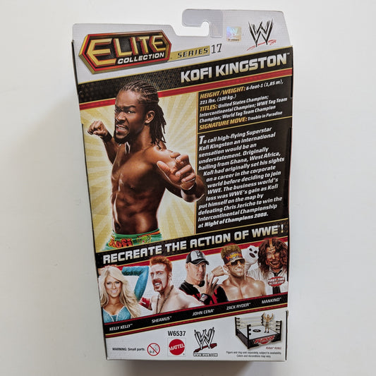2012 WWE Mattel Elite Collection Series 17 Kofi Kingston