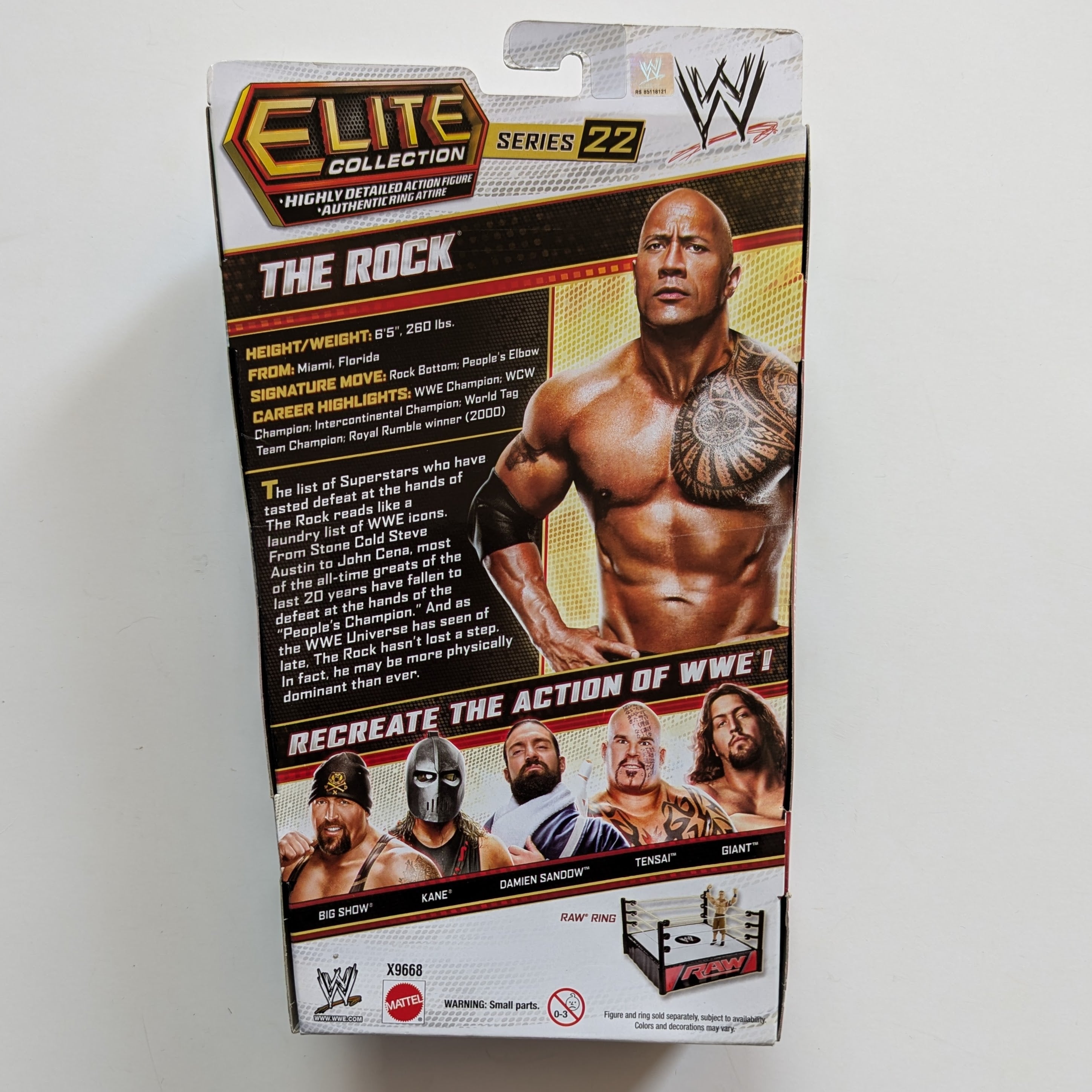 2013 WWE Mattel Elite Collection Series 22 The Rock – Wrestling