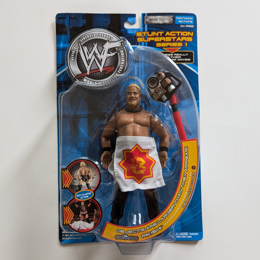 2001 WWF Jakks Pacific Titantron Live Stunt Action Superstars Series 1 Rikishi