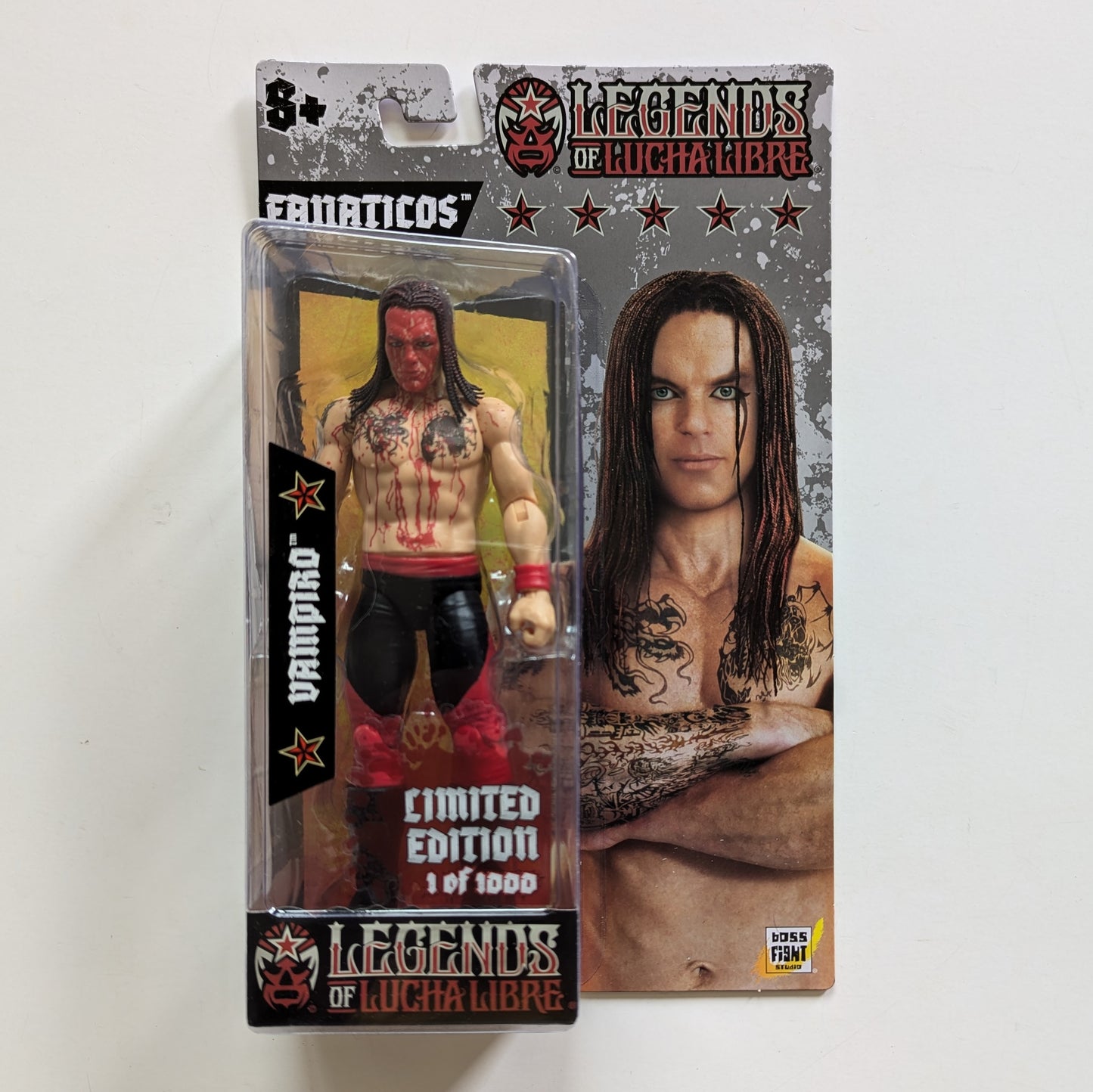 2024 Boss Fight Studio Legends of Lucha Libre Fanaticos SDCC Exclusive Vampiro