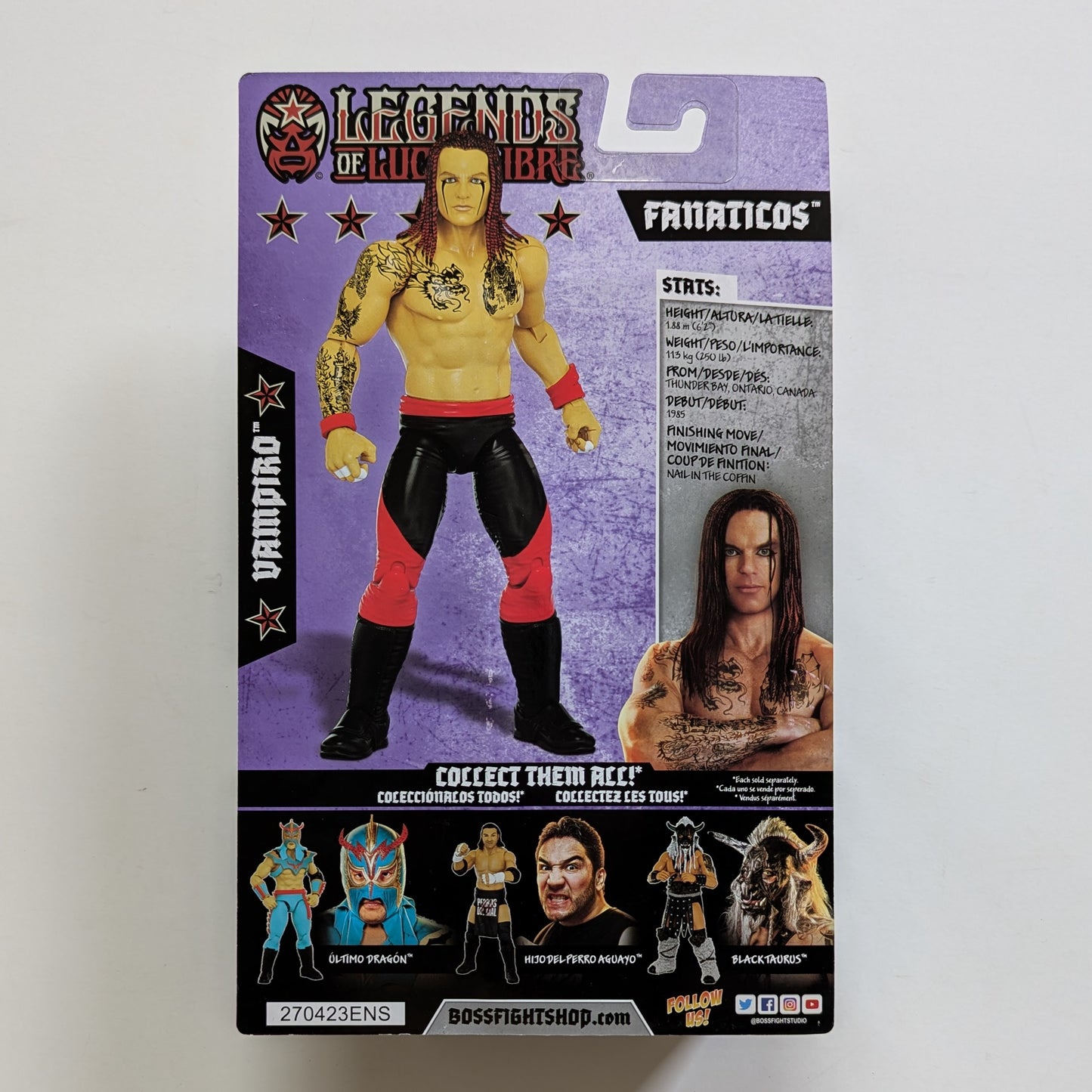 2024 Boss Fight Studio Legends of Lucha Libre Fanaticos SDCC Exclusive Vampiro