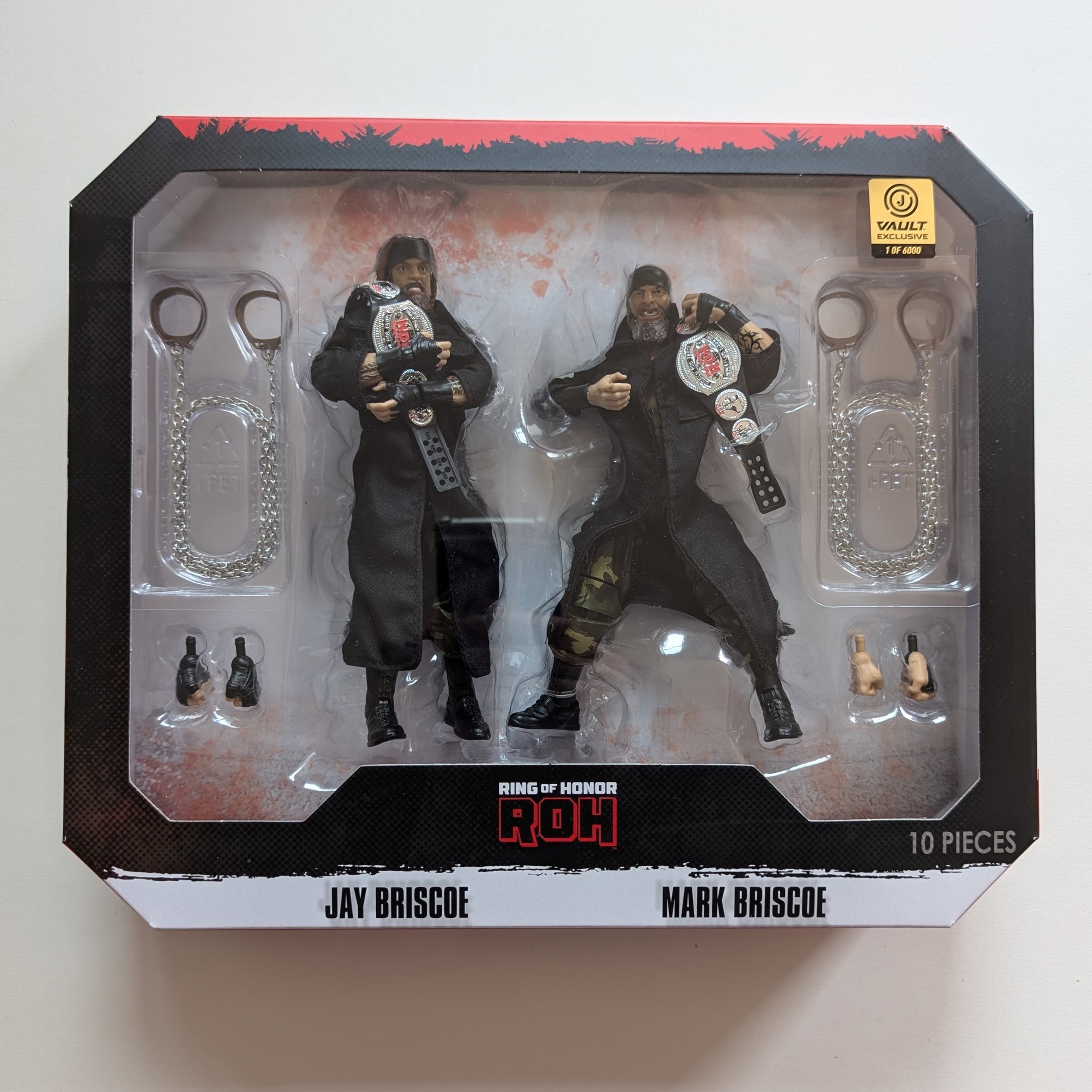 2024 ROH Jazwares Ring of Honor Vault Exclusive The Briscoes 2-Pack: J ...