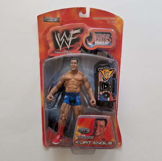 2001 WWF Jakks Pacific Titantron Live Signature Jams Series 1 Kurt Angle