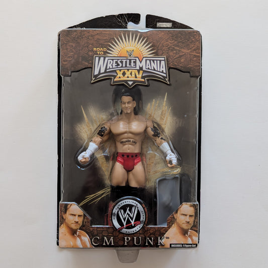 2008 WWE Jakks Pacific Ruthless Aggression Road to WrestleMania XXIV Series 2 CM Punk