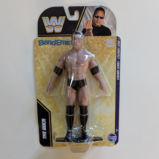 2023 WWE TCG Toys Bend-Ems Legends Series 1 The Rock