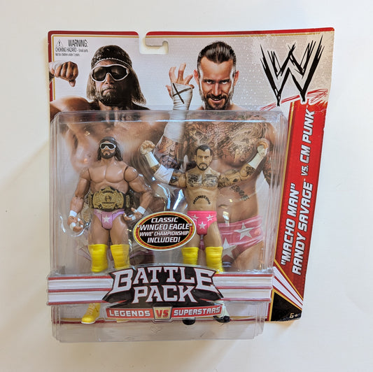 2011 WWE Mattel Basic Battle Packs Series 14 "Macho Man" Randy Savage vs. CM Punk